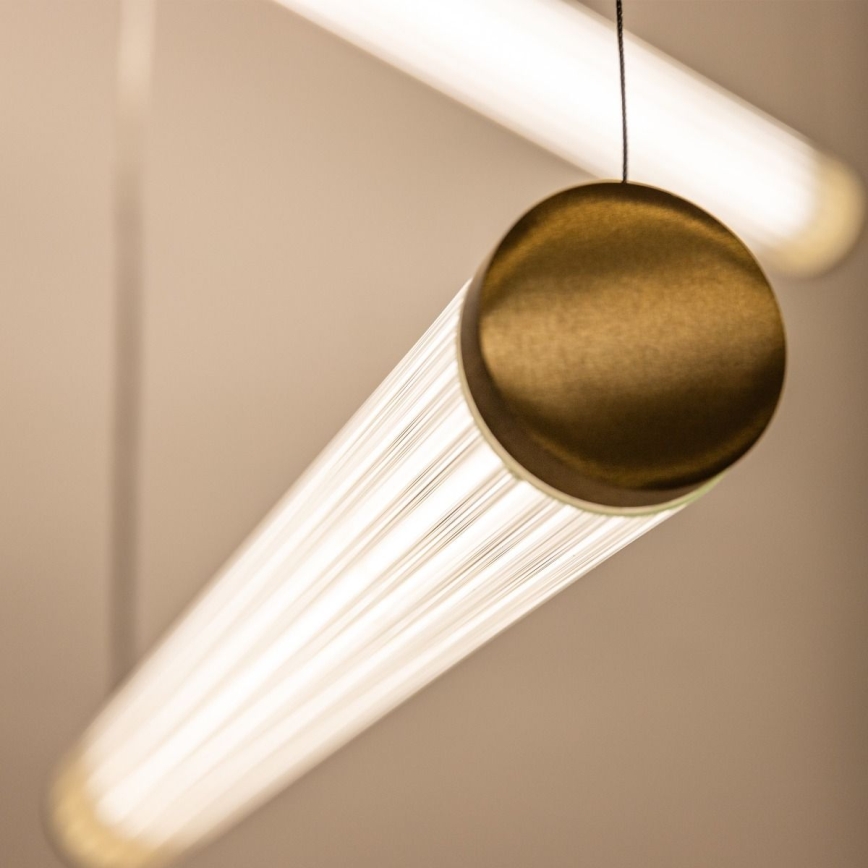 Zuma Line - LED fényerőszabályozható kábeles csillár LED/64W/230V 2700-6500K arany + távirányító