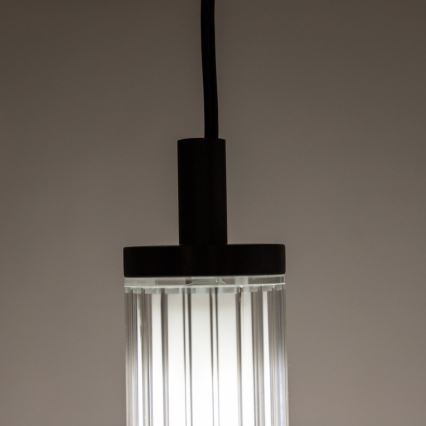 Zuma Line - LED dimmelhető kábeles függeszték LED/26W/230V 2700-6500K fekete + távirányító