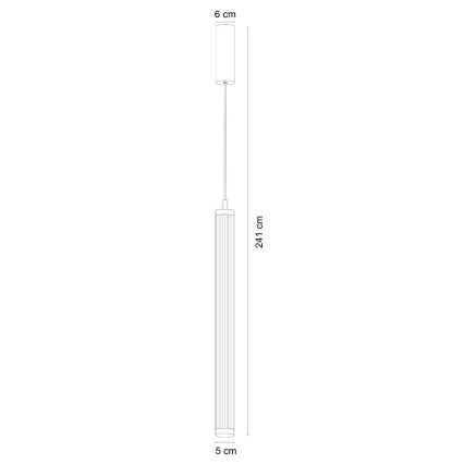 Zuma Line - LED dimmelhető kábeles függeszték LED/26W/230V 2700-6500K fekete + távirányító