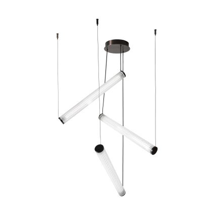 Zuma Line - LED fényerőszabályozható kábeles csillár LED/64W/230V 2700-6500K fekete + távirányító