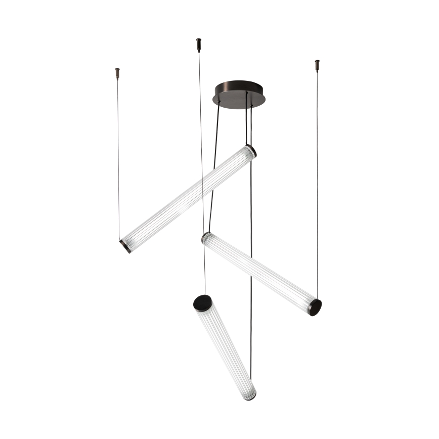 Zuma Line - LED fényerőszabályozható kábeles csillár LED/64W/230V 2700-6500K fekete + távirányító