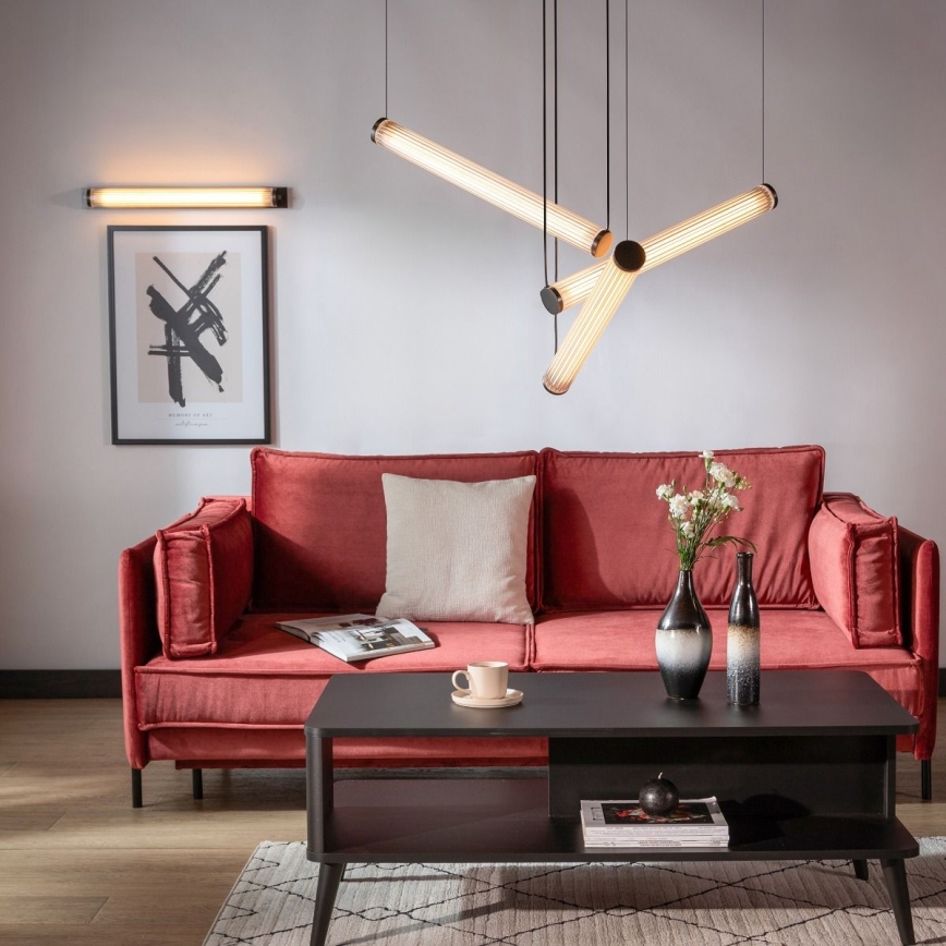 Zuma Line - LED fényerőszabályozható kábeles csillár LED/64W/230V 2700-6500K fekete + távirányító
