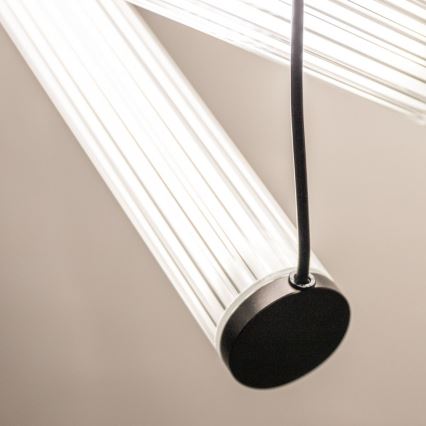 Zuma Line - LED fényerőszabályozható kábeles csillár LED/64W/230V 2700-6500K fekete + távirányító