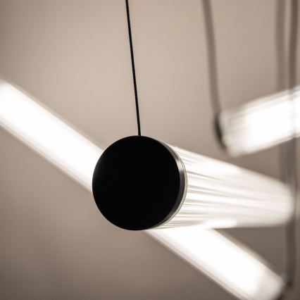 Zuma Line - LED fényerőszabályozható kábeles csillár LED/64W/230V 2700-6500K fekete + távirányító