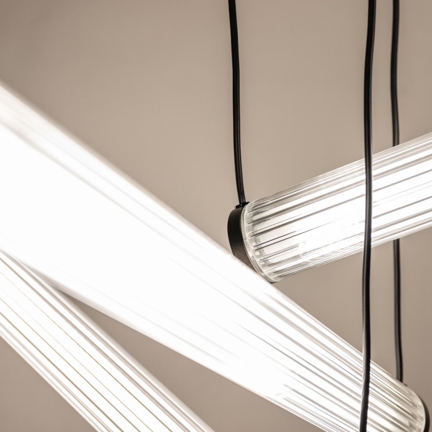 Zuma Line - LED fényerőszabályozható kábeles csillár LED/64W/230V 2700-6500K fekete + távirányító