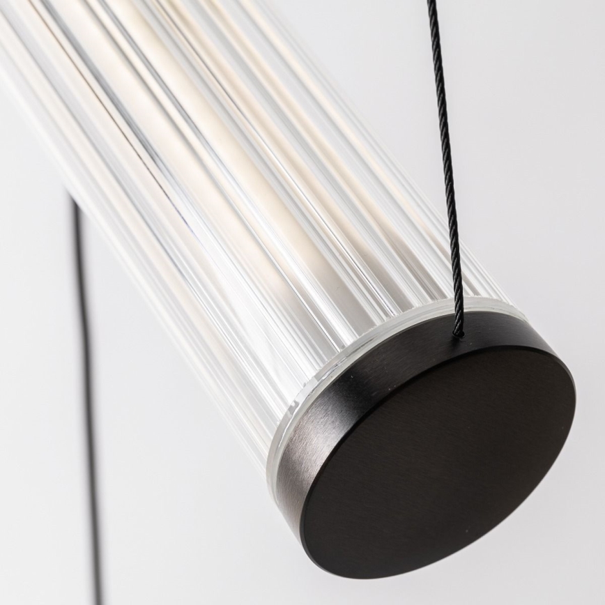 Zuma Line - LED fényerőszabályozható kábeles csillár LED/64W/230V 2700-6500K fekete + távirányító