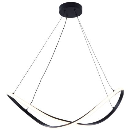 Zuma Line - LED Csillár zsinóron LED/45W/230V 3000/4000/6000K fekete