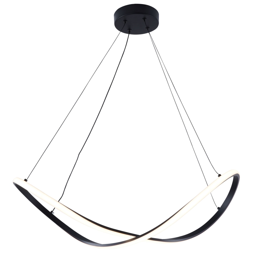 Zuma Line - LED Csillár zsinóron LED/45W/230V 3000/4000/6000K fekete