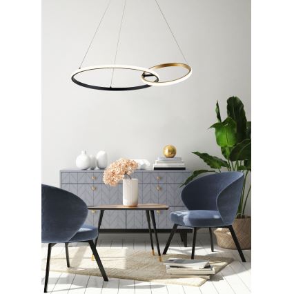 Zuma Line - LED Csillár zsinóron LED/36W/230V 3000/4000/6000K arany