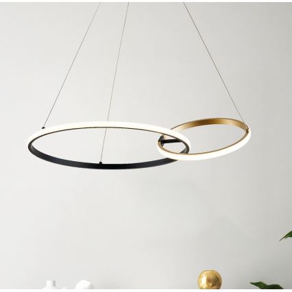 Zuma Line - LED Csillár zsinóron LED/36W/230V 3000/4000/6000K arany