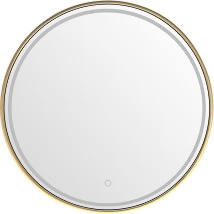 Zuma Line - LED-es fürdőszobai falitükör háttérvilágítással LED/36W/230V 3000/4000/6000K átm. 80 cm IP44 arany