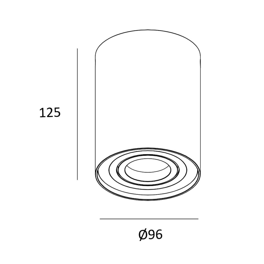 Zuma Line - Spotlámpa 1xGU10/50W/230V matt króm