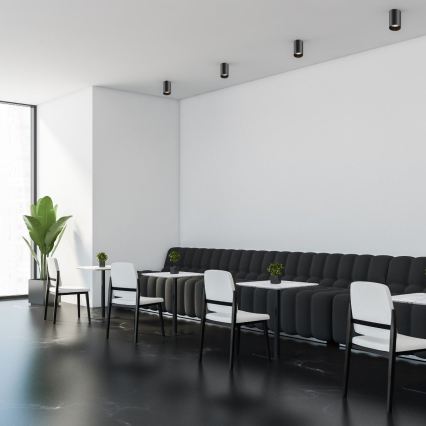 Zuma Line - LED RGBW fényerőszabályozható spotlámpa 1xGU10/4,8W/230V fekete + távirányító