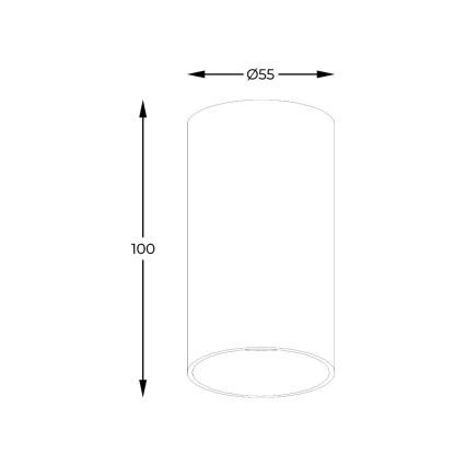 Zuma Line - LED RGBW fényerőszabályozható spotlámpa 1xGU10/4,8W/230V fekete + távirányító