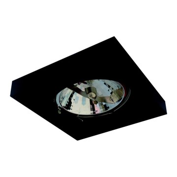 Zuma Line - Beépíthető lámpa 1xGU10/15W/230V fekete