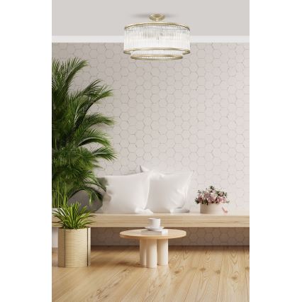 Zuma Line - Felületre szerelhető csillár 6xE14/60W/230V arany