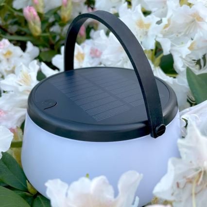 Zuma Line - LED állítható fényerejű napelemes asztali lámpa LED/2,2W/2000 mAh IP44 fekete