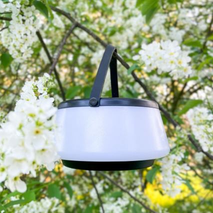 Zuma Line - LED állítható fényerejű napelemes asztali lámpa LED/2,2W/2000 mAh IP44 fekete