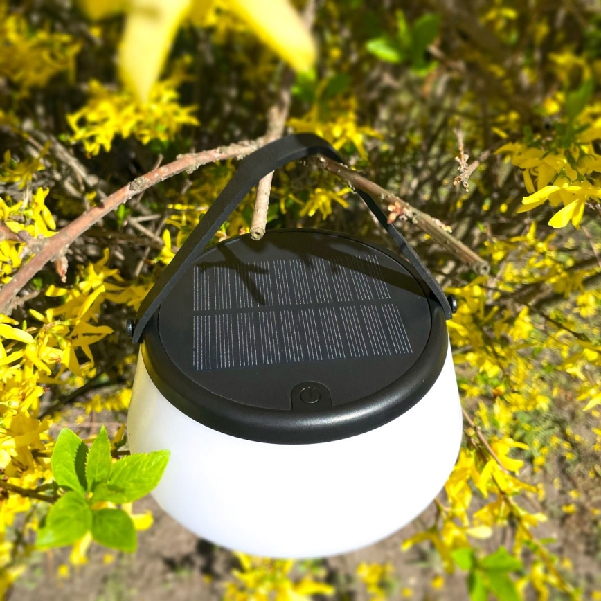 Zuma Line - LED állítható fényerejű napelemes asztali lámpa LED/2,2W/2000 mAh IP44 fekete