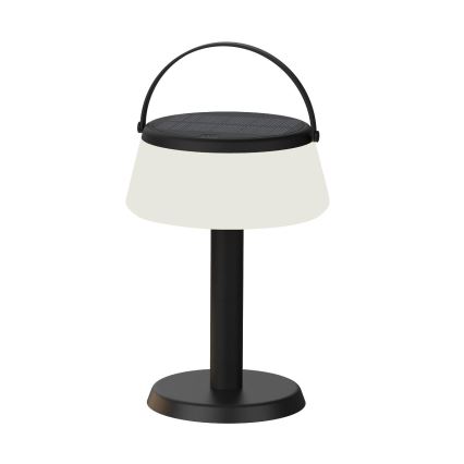 Zuma Line - LED állítható fényerejű napelemes asztali lámpa LED/2,2W/2000 mAh IP44 fekete