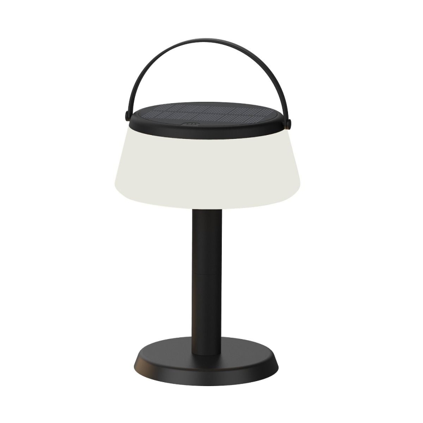 Zuma Line - LED állítható fényerejű napelemes asztali lámpa LED/2,2W/2000 mAh IP44 fekete