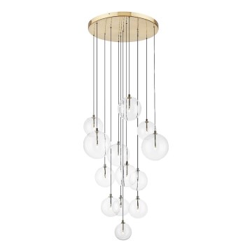 Zuma Line - Kábeles csillár, 13× G9 foglalattal, 2W, 230V, arany