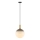 Zuma Line - Kábeles függőlámpa, 1xE27/25W/230V, Ø 30 cm, arany/fekete