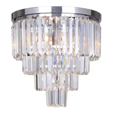 Zuma Line - Kristály mennyezeti lámpa 5xE14/40W/230V fényes króm