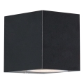Zuma Line - Kültéri fali lámpa 1xGU10/35W/230V IP44 fekete
