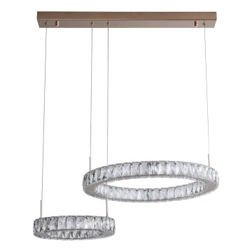 Zuma Line - LED csillár kábelen LED/36W/230V rózsaarany