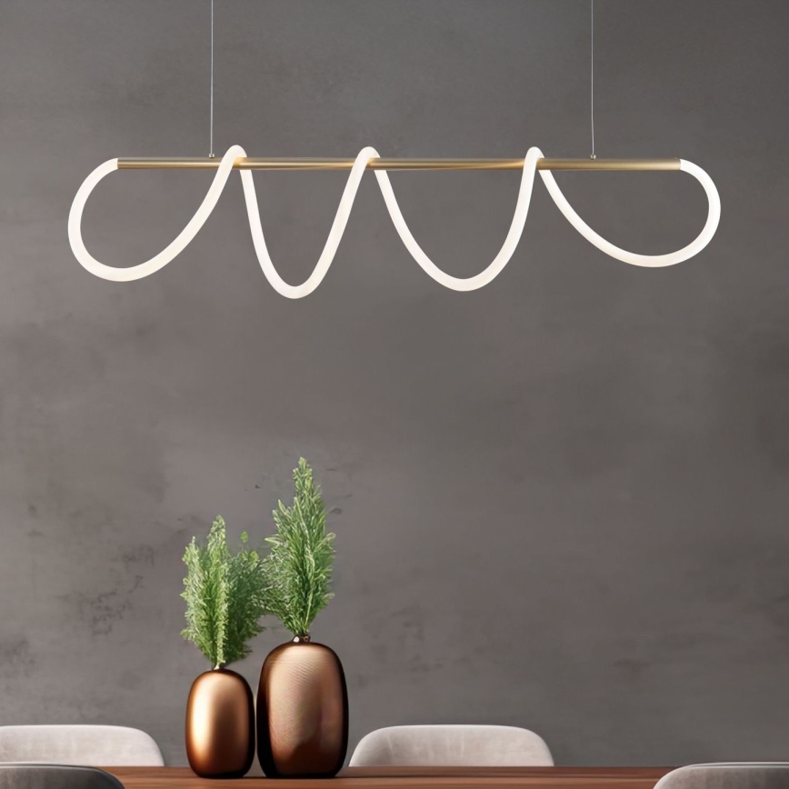 Zuma Line - LED Csillár zsinóron LED/45W/230V 3000/4000/6000K arany