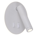 Zuma Line - LED fali spotlámpa LED/5,5W/230V 4000K + LED/2,5W 3000K fehér