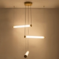 Zuma Line - LED fényerőszabályozható kábeles csillár LED/64W/230V 2700-6500K arany + távirányító
