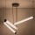 Zuma Line - LED fényerőszabályozható kábeles csillár LED/64W/230V 2700-6500K fekete + távirányító