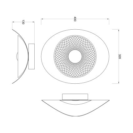 Zuma Line - LED fali lámpa LED/8W/230V rózsaarany