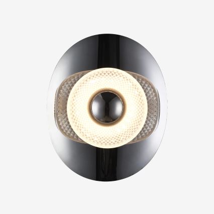Zuma Line - LED fali lámpatest LED/8W/230V fekete/füstfekete