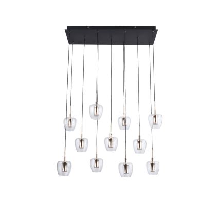 Zuma Line - LED csillár kábelen 11xLED/3W/230V fekete