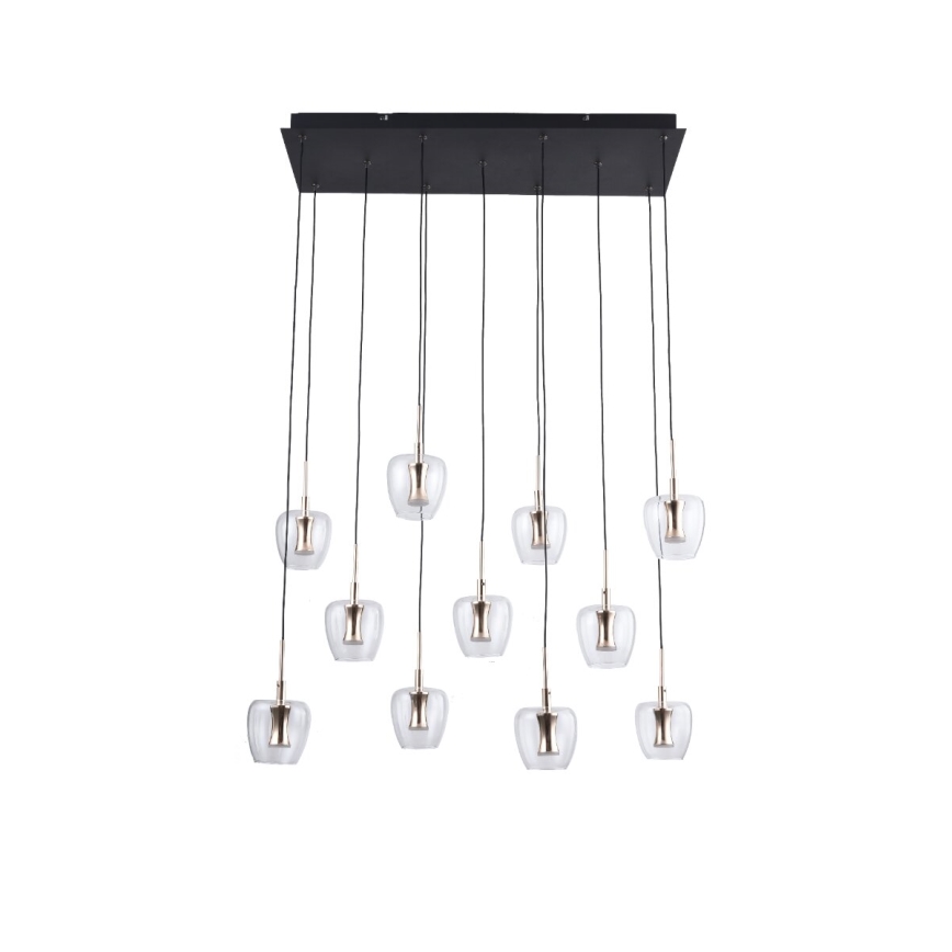 Zuma Line - LED csillár kábelen 11xLED/3W/230V fekete