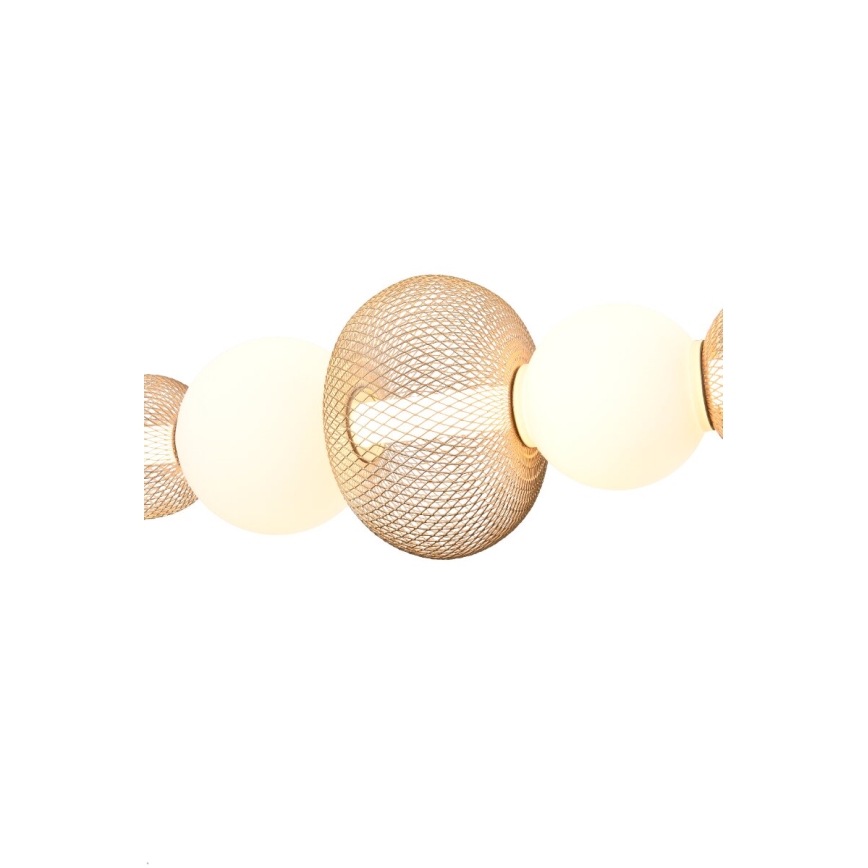 Zuma Line - Dimmelhető LED csillár kábelen LED/27W/230V 3000-5700K arany + távirányító