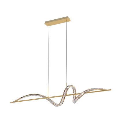 Zuma Line - LED dimmelhető kristály csillár kábellel LED/24,5W/230V 2700-6000K + távirányító