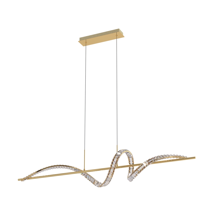 Zuma Line - LED dimmelhető kristály csillár kábellel LED/24,5W/230V 2700-6000K + távirányító