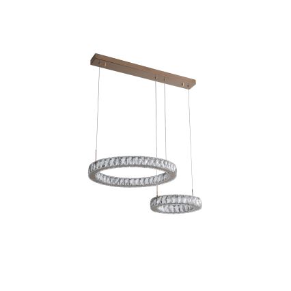 Zuma Line - LED csillár kábelen LED/36W/230V rózsaarany