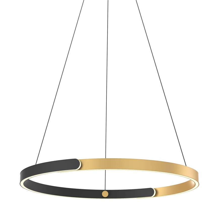 Zuma Line - LED dimmelhető függeszték kábellel LED/30W/230V fekete/arany