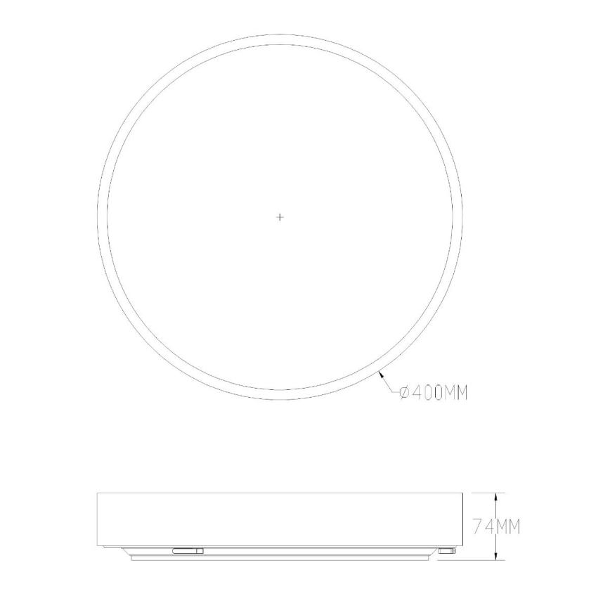 Zuma Line - LED állítható fényerejű fürdőszobai mennyezeti lámpa LED/36W/230V 3000-6000K átm. 40 cm IP44 sárgaréz + távirányító