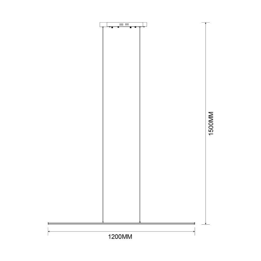 Zuma Line - kábeles LED csillár LED/20W/230V arany