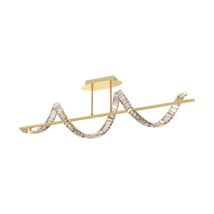 Zuma Line - LED állítható fényerejű kristály csillár rúdon LED/24,5W/230V 2700-6000K + távirányítóval