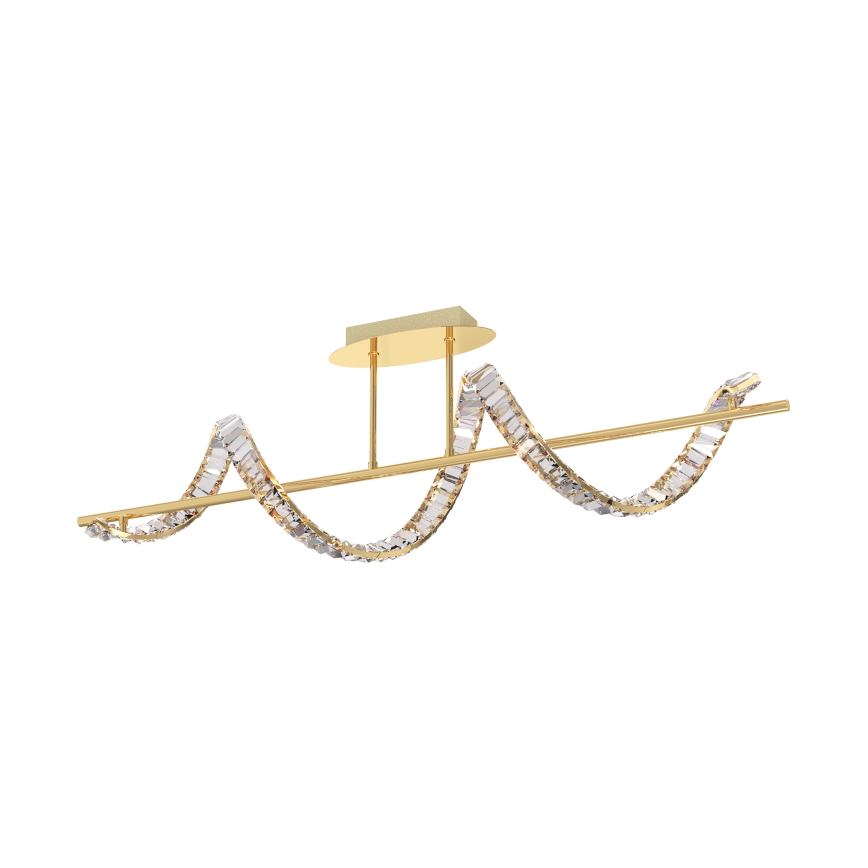 Zuma Line - LED állítható fényerejű kristály csillár rúdon LED/24,5W/230V 2700-6000K + távirányítóval