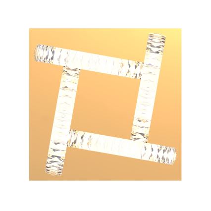 Zuma Line - LED dimmelhető kristály mennyezeti lámpa LED/23,5W/230V 2700-6000K arany + távirányító