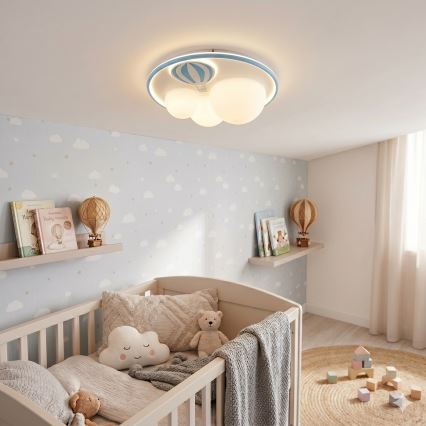 Zuma Line - LED Dimmelhető gyermek mennyezeti lámpa LED/42W/230V 3000/5700K kék