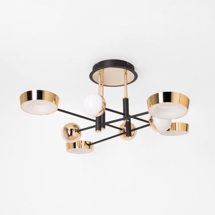 Zuma Line - Dimmelhető LED felületre szerelhető csillár LED/60W/230V arany/fekete